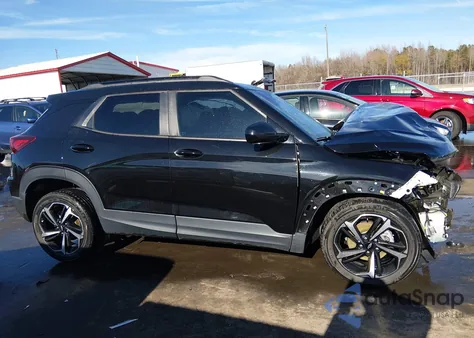2022 Chevrolet Trailblazer Fwd Rs z USA, uszkodzony, nr VIN KL79MTSL2NB038570